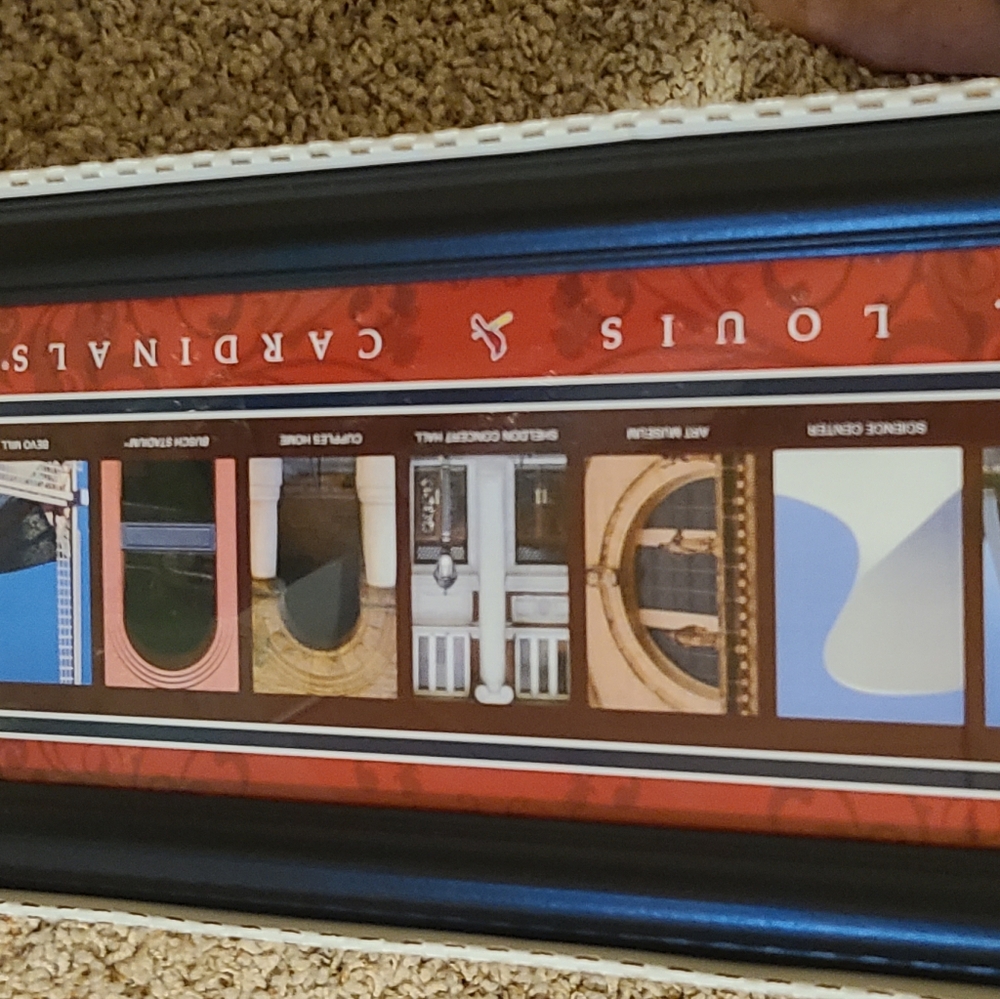 St. Louis Cardinals Architecture Framed Prints - Brand New!! LIMITED EDITION!! - Picture 7 of 11